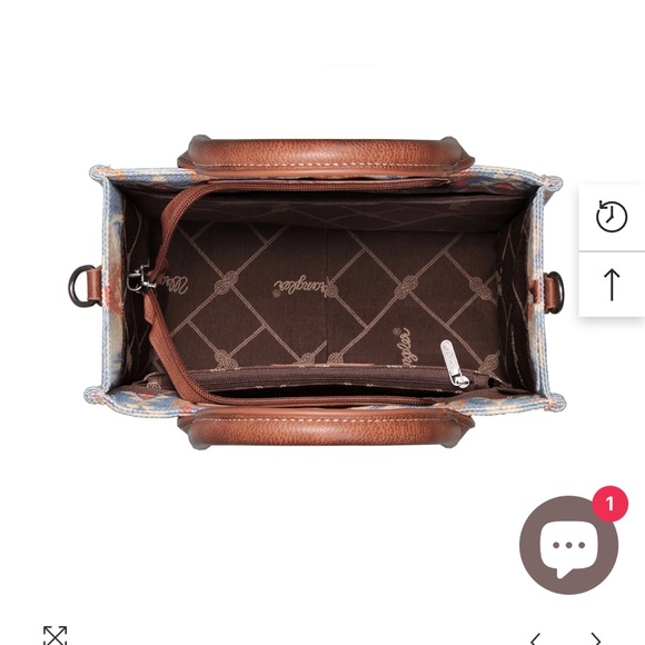 Wrangler Southwestern Dual Sides Print Crossbody - Picture 3 of 4